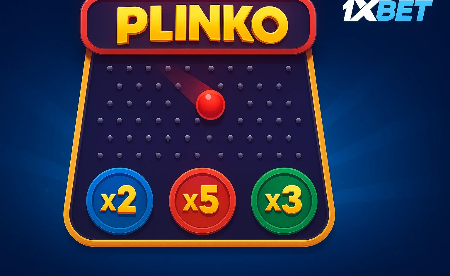 play plinko game on 1xBet